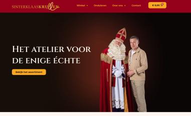 Schermafbeelding van sinterklaaskrullen.nl