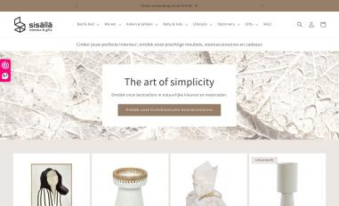 Schermafbeelding van sisalla.nl