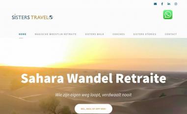 Schermafbeelding van sisterstravel.nl
