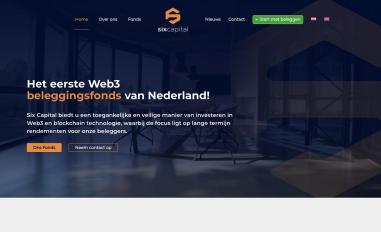 Schermafbeelding van sixcapital.nl