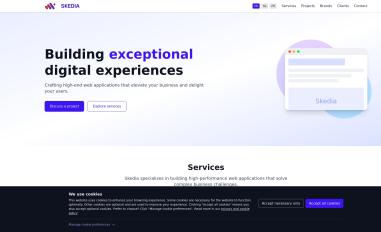 Schermafbeelding van skedia.io