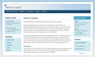 Schermafbeelding van sketchcapital.com