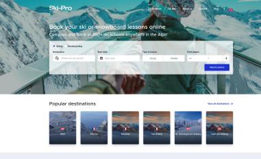 Schermafbeelding van ski-pro.com