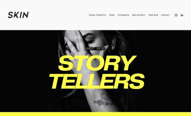 Schermafbeelding van skin-storytellers.com