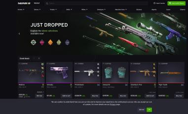 Schermafbeelding van skinbid.com