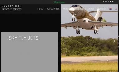 Schermafbeelding van skyflyjets.com