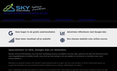 Schermafbeelding van skyinternetmarketing.nl