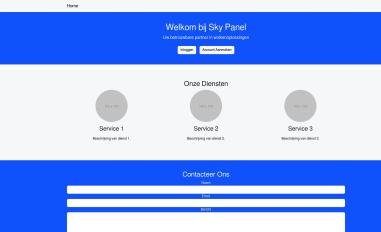 Schermafbeelding van skypanel.wuaze.com
