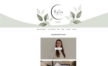 Schermafbeelding van slaapcoachkylie.nl