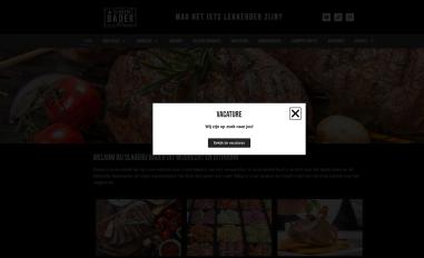 Schermafbeelding van slagerijbader.nl