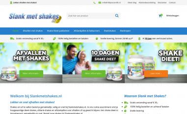 Schermafbeelding van slankmetshakes.nl