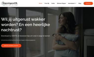 Schermafbeelding van slapenisgoed.nl