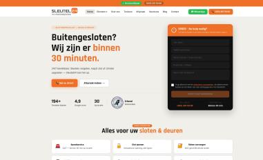 Schermafbeelding van sleutel24.nl