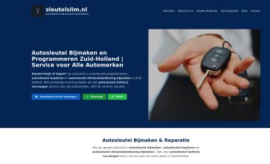 Schermafbeelding van sleutelslim.nl