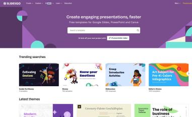 Schermafbeelding van slidesgo.com