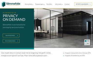 Schermafbeelding van slimmefolie.nl