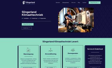Schermafbeelding van slingerlandklimaattechniek.nl