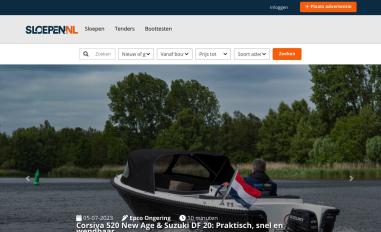 Schermafbeelding van sloepen.nl