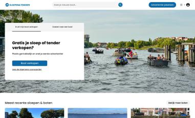 Schermafbeelding van sloepenentenders.nl
