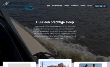 Schermafbeelding van sloepverhuuramstelmeer.nl