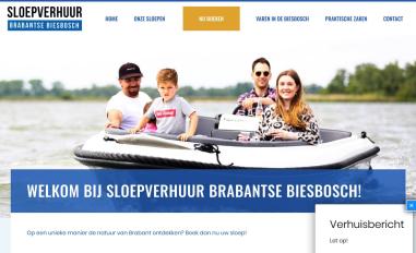 Schermafbeelding van sloepverhuurbb.nl