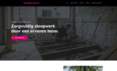 Schermafbeelding van sloopklussen.nl