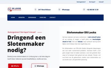 Schermafbeelding van slotenmaker-dslocks.be