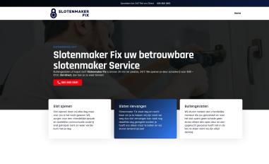 Schermafbeelding van slotenmakerfix.nl