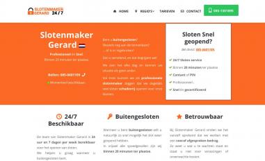 Schermafbeelding van slotenmakergerard.nl