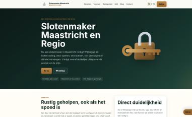 Schermafbeelding van slotenmakermaastrichtregio.nl