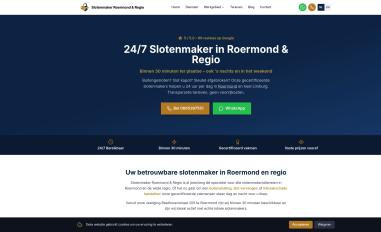 Schermafbeelding van slotenmakerroermondregio.nl