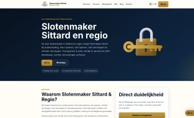 Schermafbeelding van slotenmakersittardregio.nl