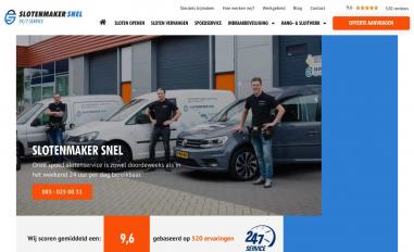 Schermafbeelding van slotenmakersnel.nl