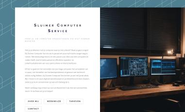 Schermafbeelding van sluimercomputerservice.nl