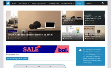 Schermafbeelding van smarthomecentre.nl