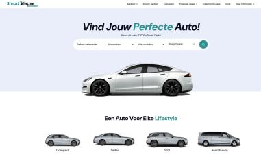 Schermafbeelding van smartlease.nl