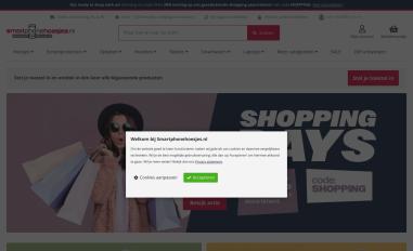 Schermafbeelding van smartphonehoesjes.nl