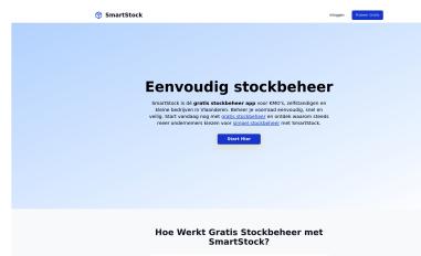 Schermafbeelding van smartstock.be