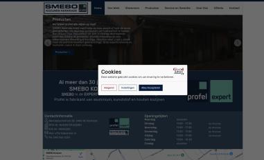 Schermafbeelding van smebo.nl