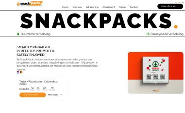 Schermafbeelding van snackpacks.nl