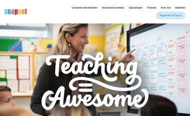 Schermafbeelding van snappet.nl