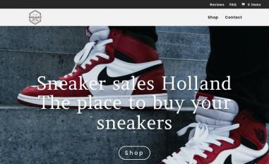 Schermafbeelding van sneakersalesholland.com