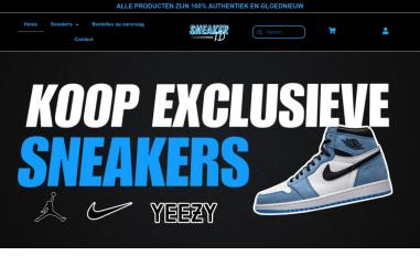 Schermafbeelding van sneakertd.nl