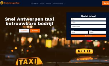 Schermafbeelding van snelantwerpentaxi.be