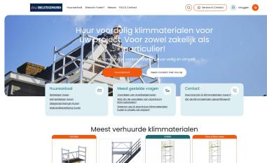 Schermafbeelding van snelsteigerhuren.nl