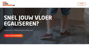 Schermafbeelding van snelvloeregaliseren.nl