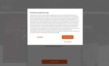 Schermafbeelding van snipes.nl