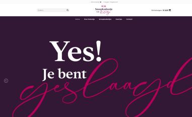 Schermafbeelding van snoepkadootjevankatootje.nl