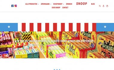 Schermafbeelding van snoopcandystore.nl