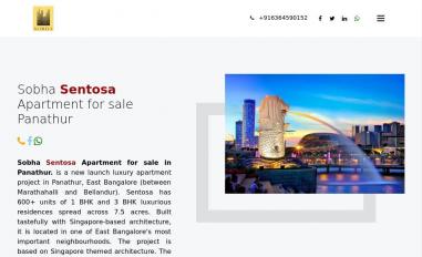 Schermafbeelding van sobhasentosa.in